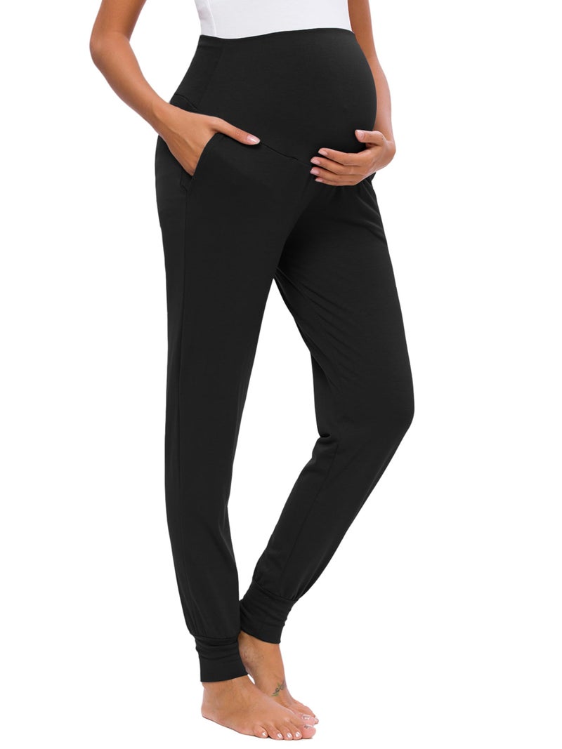 Liu & Qu Maternity Women's Casual Pants Stretchy Comfortable Lounge Pants - Image 1